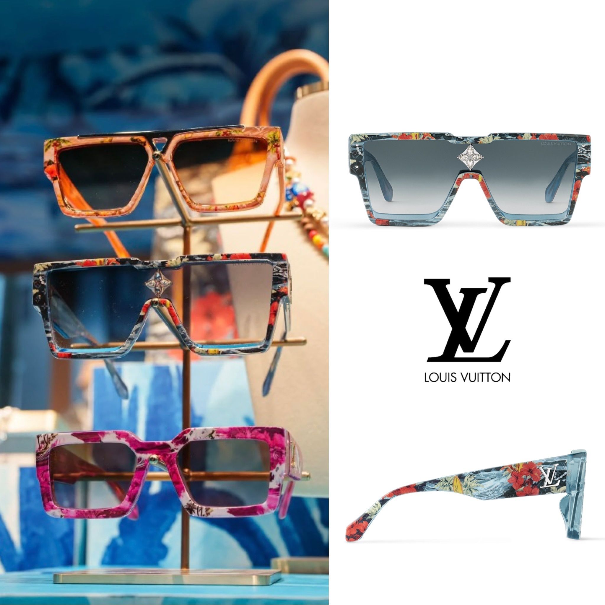 夏はド派手にキメたい☆】ルイヴィトン サングラス Z2202E (Louis
