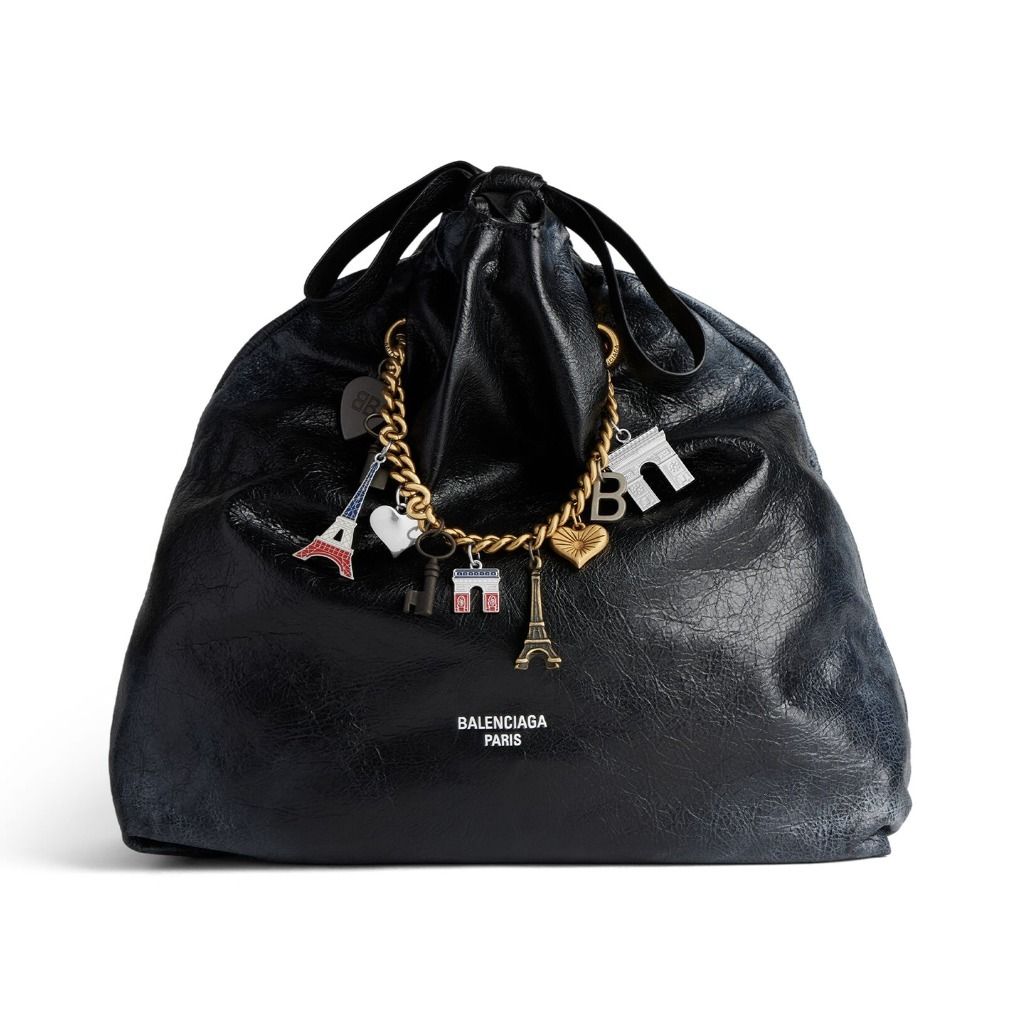 BALENCIAGA】CRUSH ミディアム トート スーベニアチャーム付き