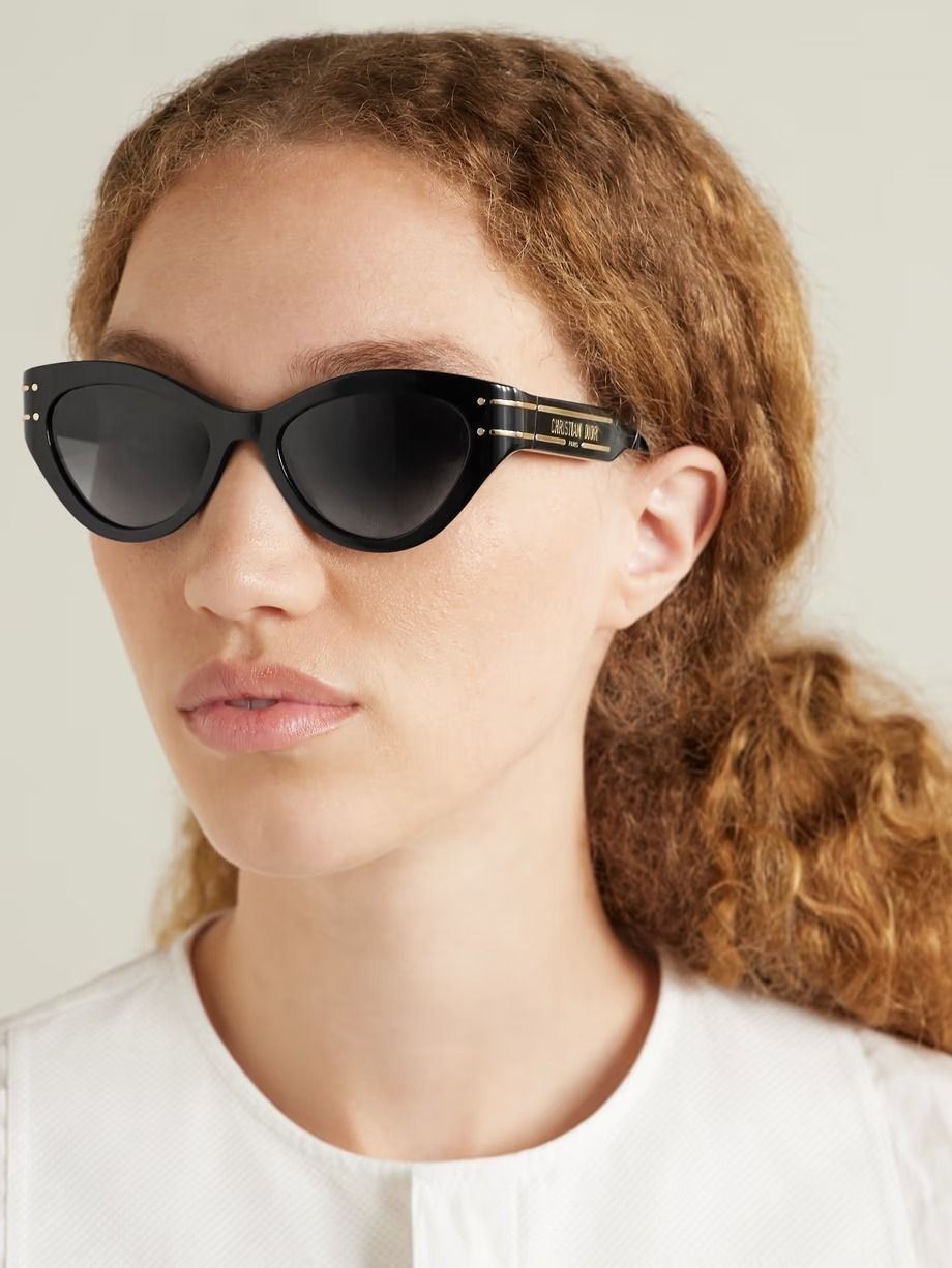 送料・関税込み＊DIOR キャットアイ アセテートサングラス (Dior