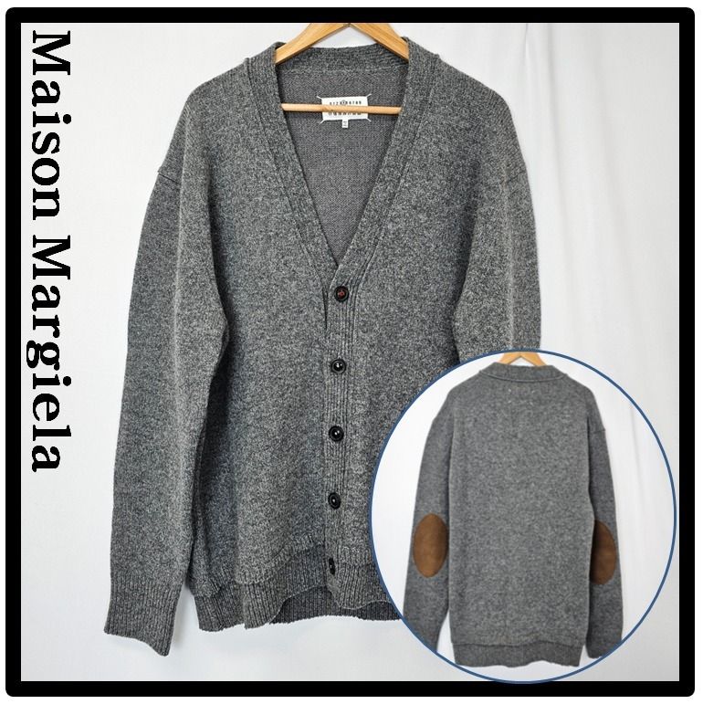 関税込☆Maison Margiela☆エルボーパッチカーディガン☆グレー