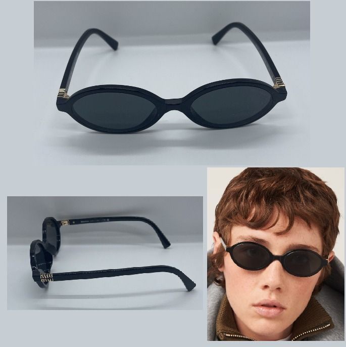 MIU MIU】ロゴ リガードサングラス 関税送料込み (MiuMiu/サングラス