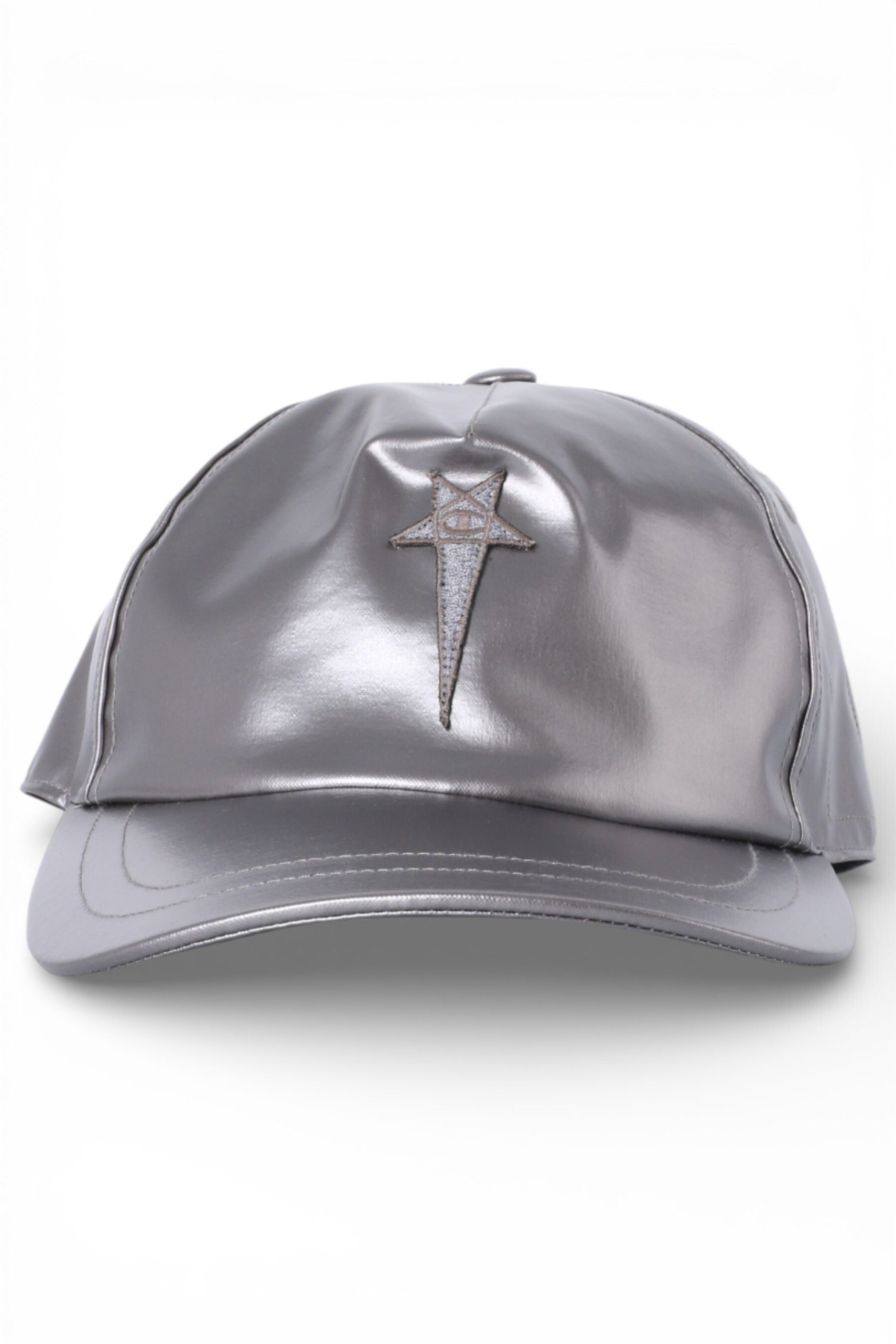 RICK OWENS X CHAMPION | NYLON BASEBALL CAP SILVER キャップ (RICK