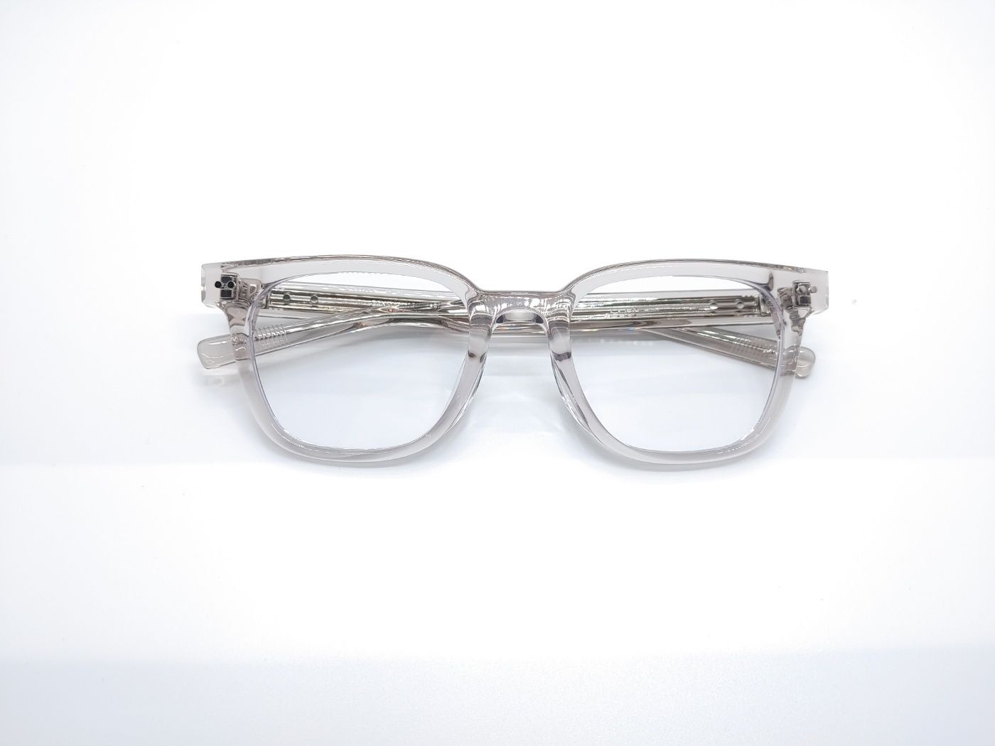 EVAN GC7】2024年コレクション☆透明グレースクエアフレーム☆ (Gentle