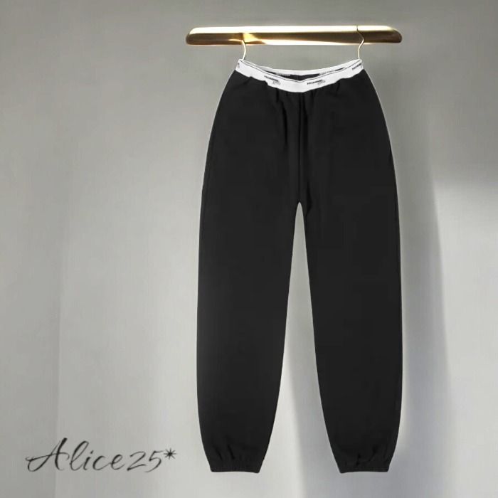 旬アイテム☆ [HOMMEGIRLS] スウェットパンツ ブラック (HommeGirls