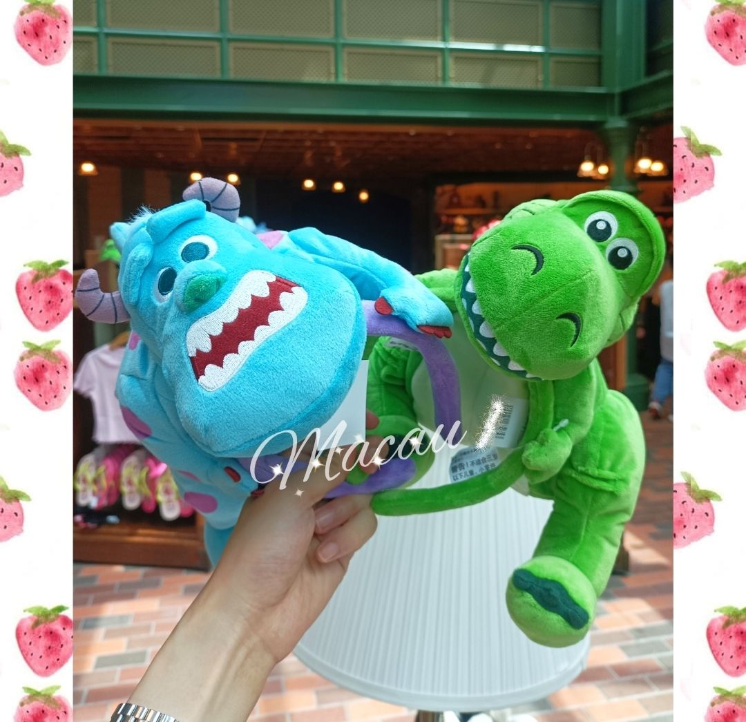 香港ディズニー限定☆PIXARぬいぐるみカチューシャ (Disney/ヘア