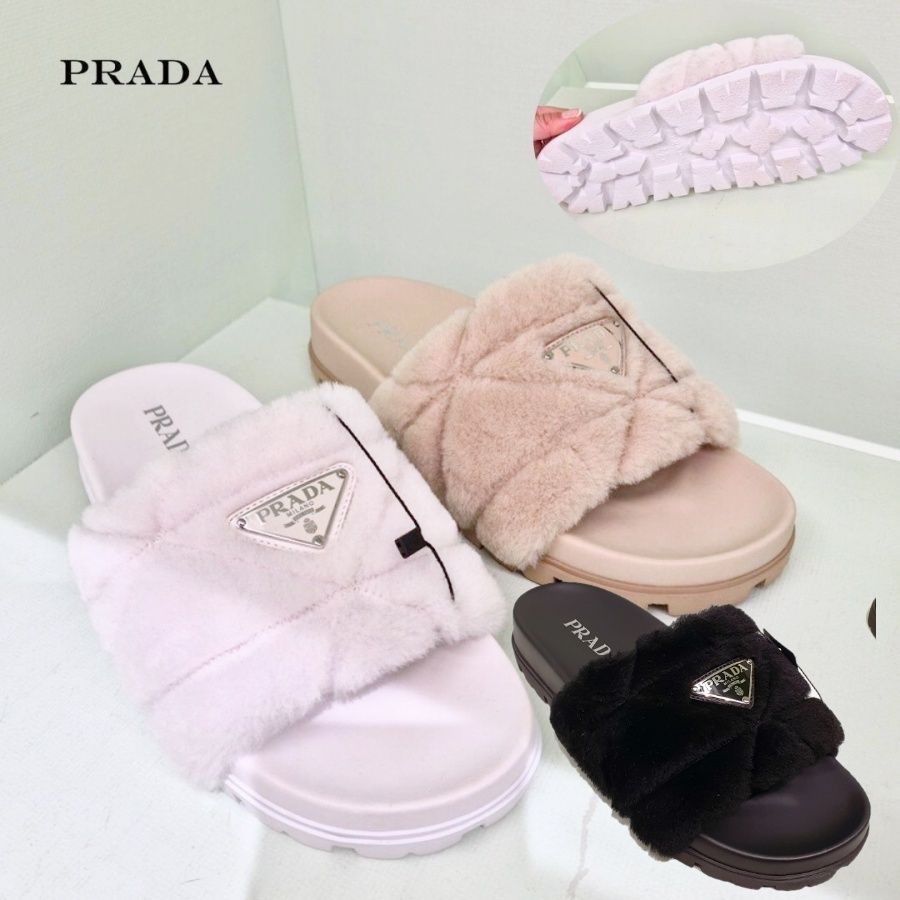 セール】プラダ 三角ログファーミュールサンダル 1XX592 (PRADA