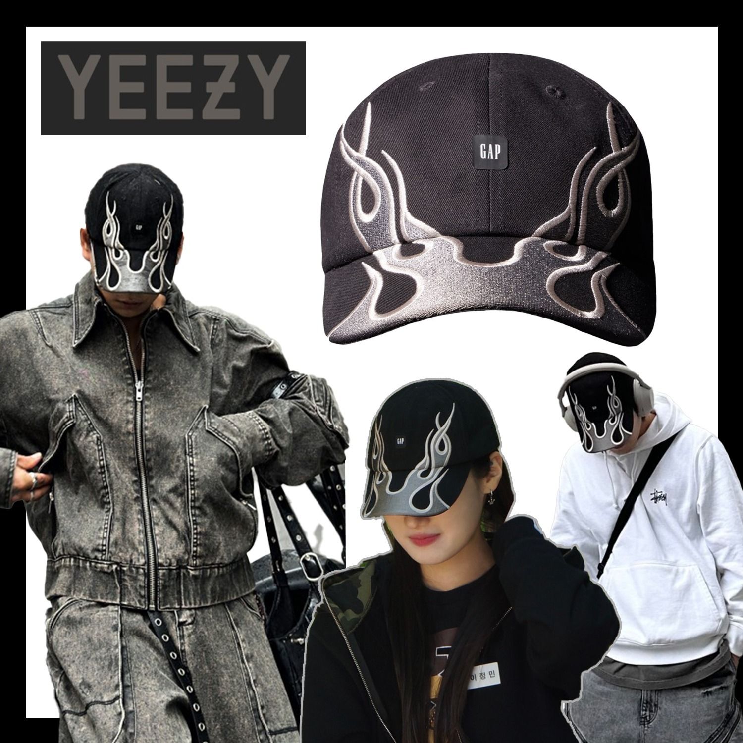 Yeezy Gap by Balenciaga】Flame Cap ☆大人気 / 追跡付 (YEEZY