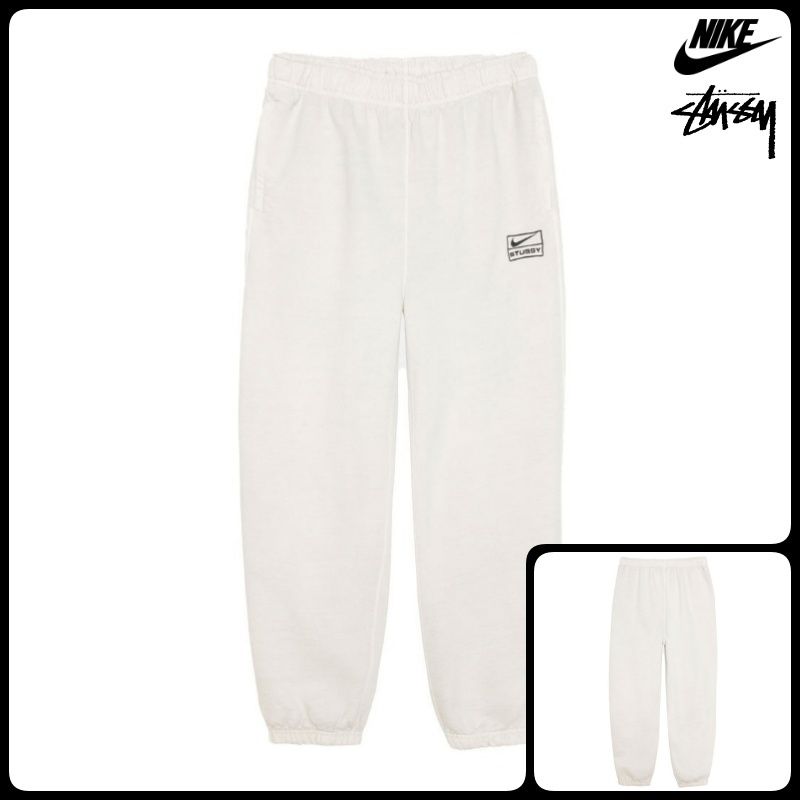 ナイキ X ステューシー】Nike x Stussy Fleece Pants Bone (STUSSY