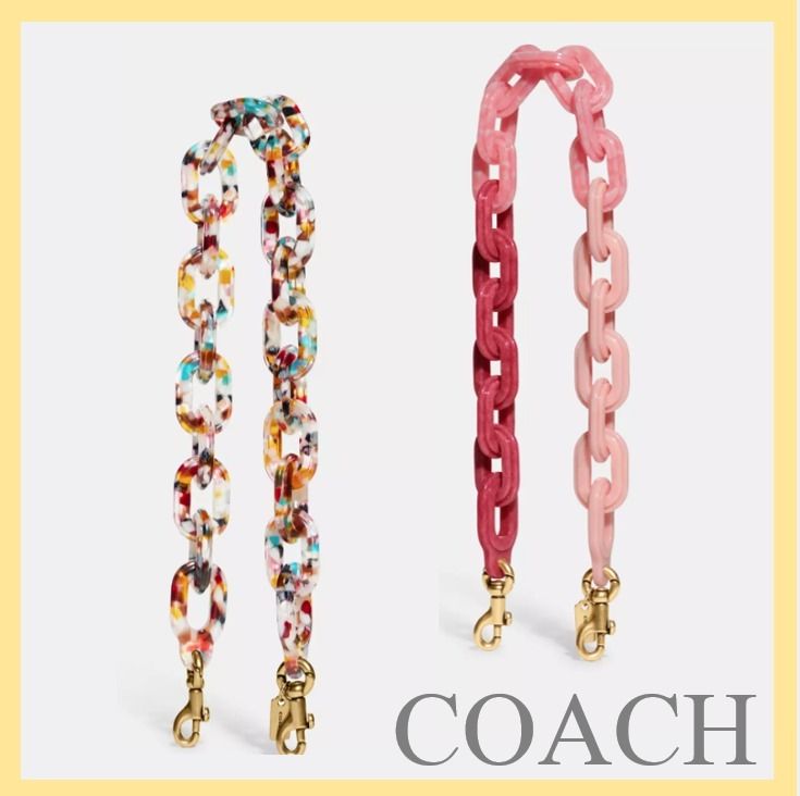 COACH＊バッグに付け替え♪ レジン製 チェーンストラップ CA836 (Coach