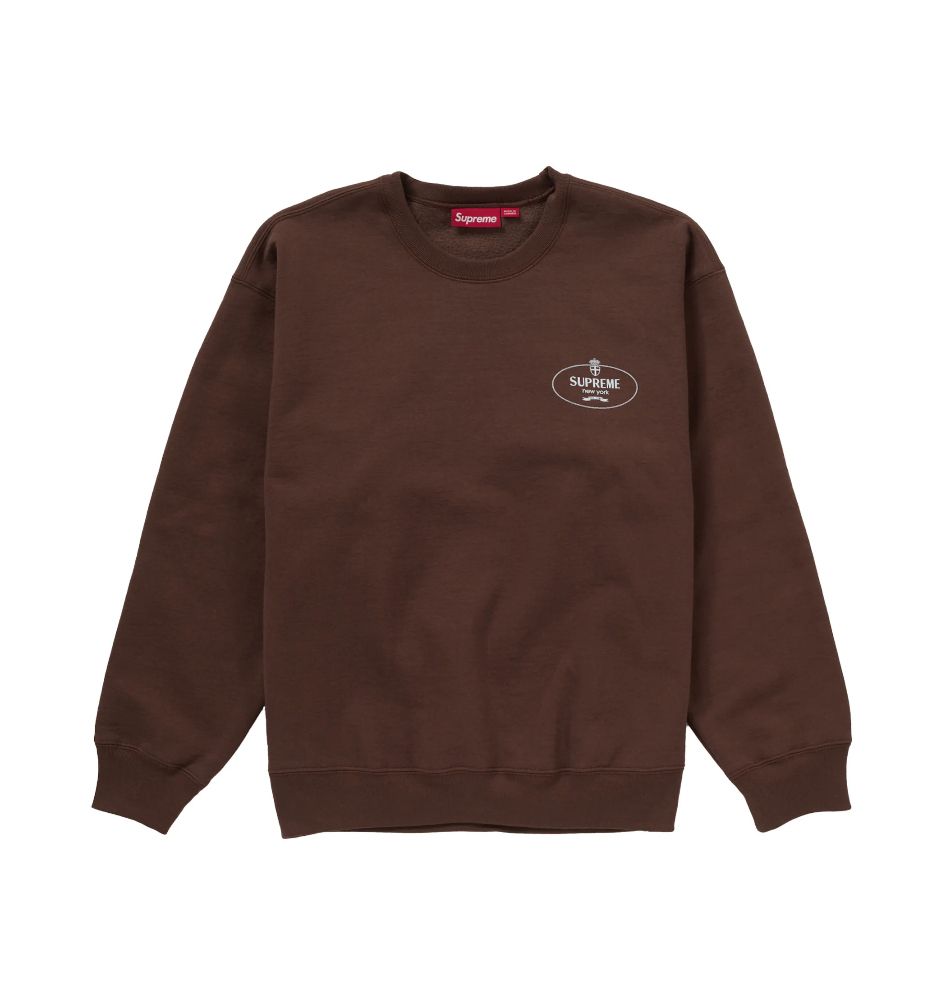 ☆2024AW WEEK1☆Supreme Crest Crewneck (Supreme/スウェット