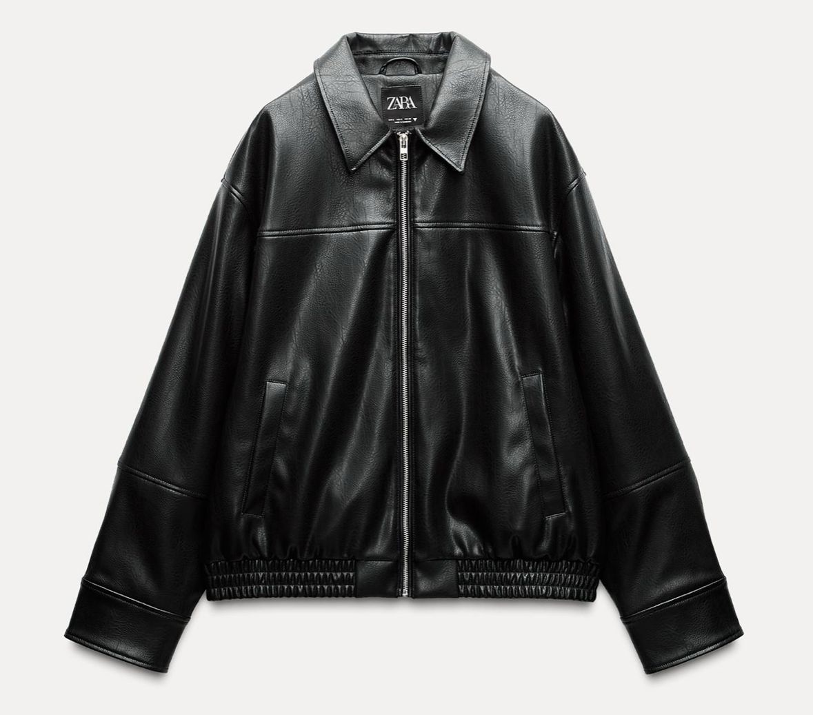 送関込み☆ZARA/ザラ☆オーバーサイズ フェイクレザージャケット (ZARA