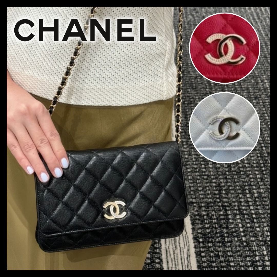エレガント♪】CHANEL チェーンウォレット ショルダーバッグ (CHANEL