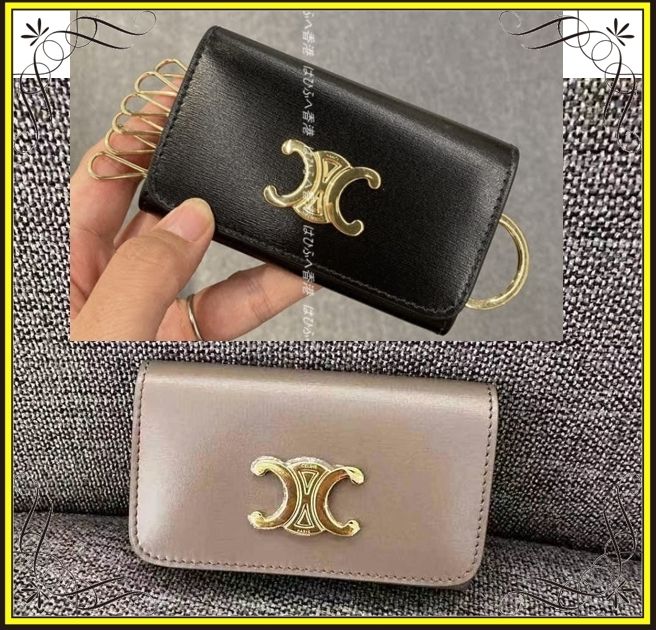 CELINE】セリーヌ トリオンフ キーケース カーフスキン (CELINE/キー