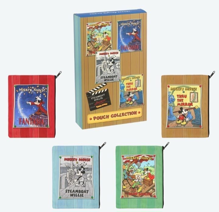 オールド作品ミッキーのポーチ(セット) 東京ディズニーリゾート