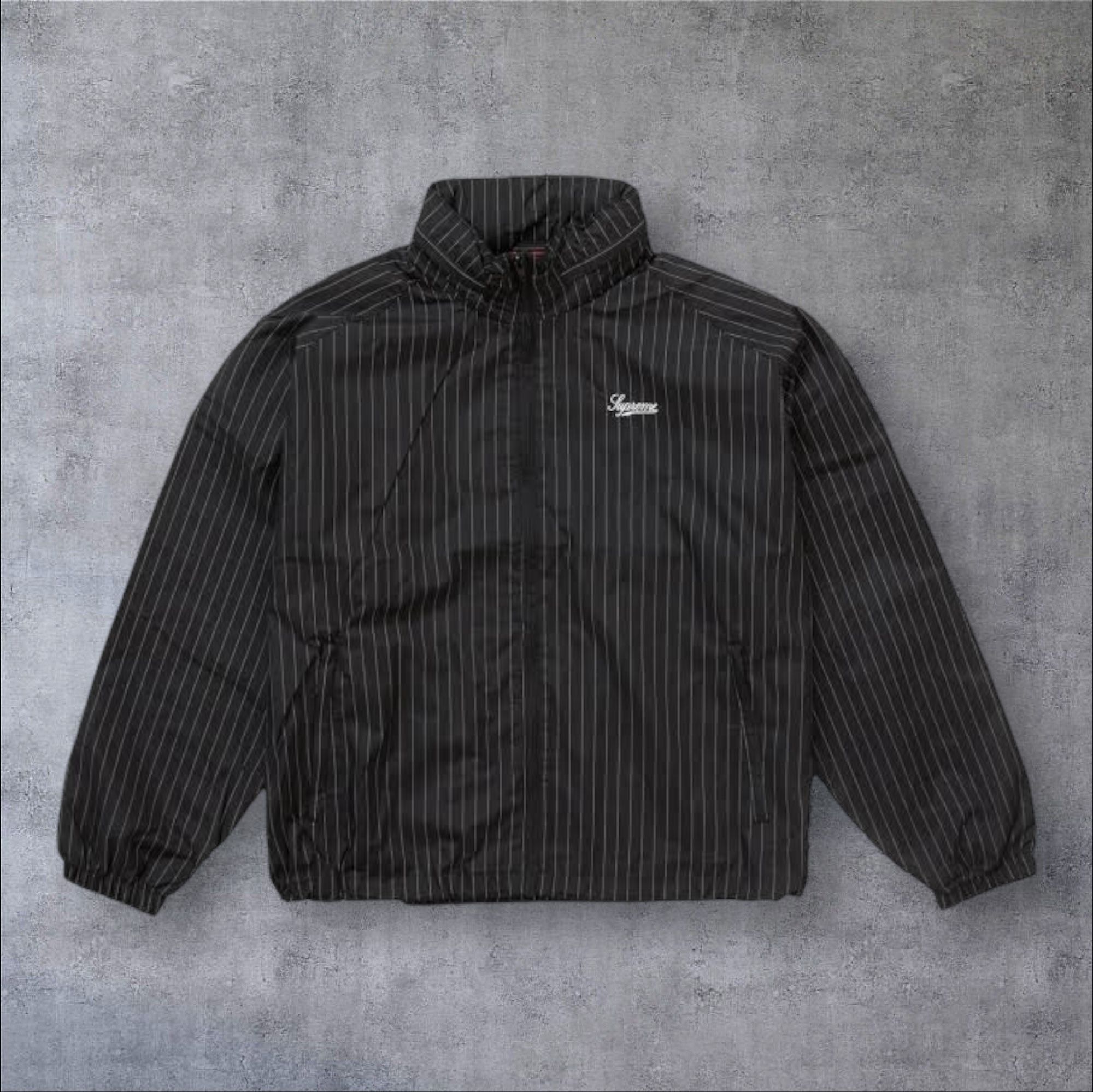2024FW】Supreme Reflective Pinstripe Track Jacket (Supreme