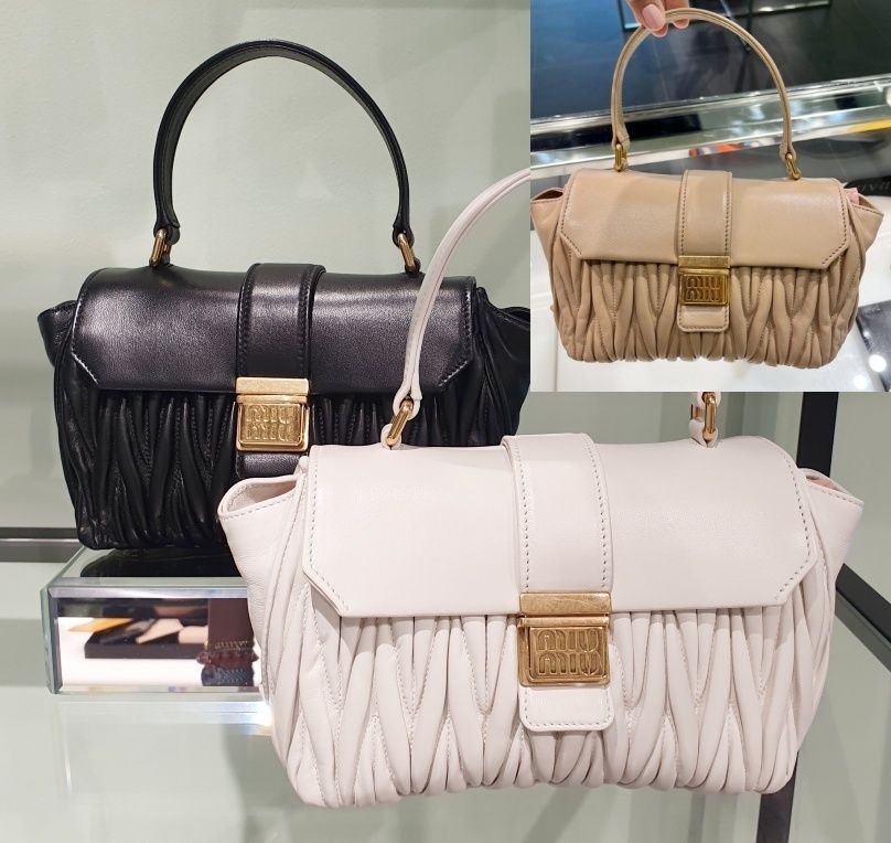 セール】ミュウミュウ☆マテラッセショルダーバッグ☆5BA272 (MiuMiu