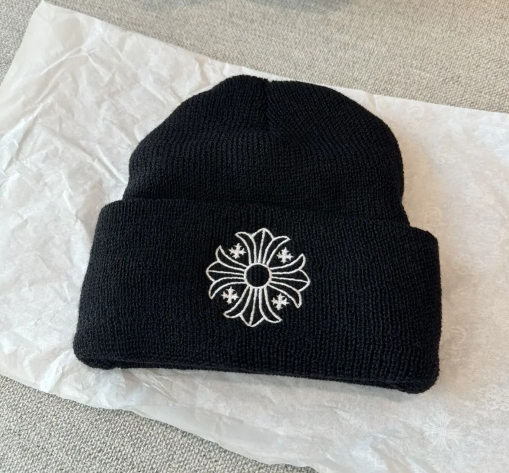 CHROME HEARTS クロムハーツ☆CH クロスビーニー ウール ! レア