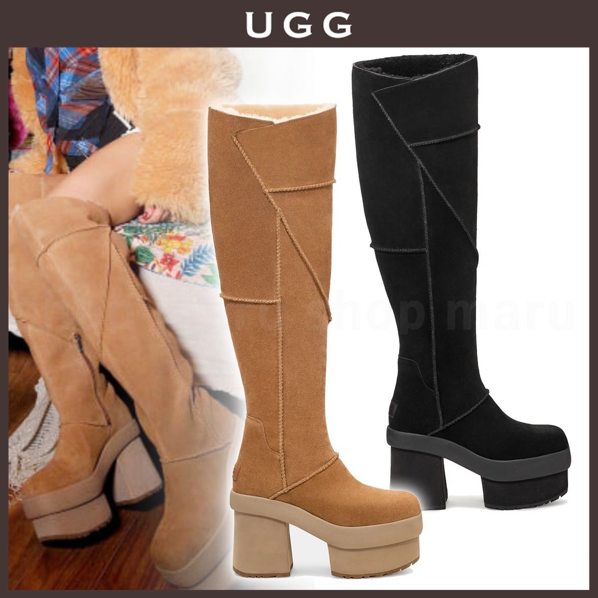 UGG◇ニューハイツプラットフォームエクストラブーツ◇2色 (UGG/ロング