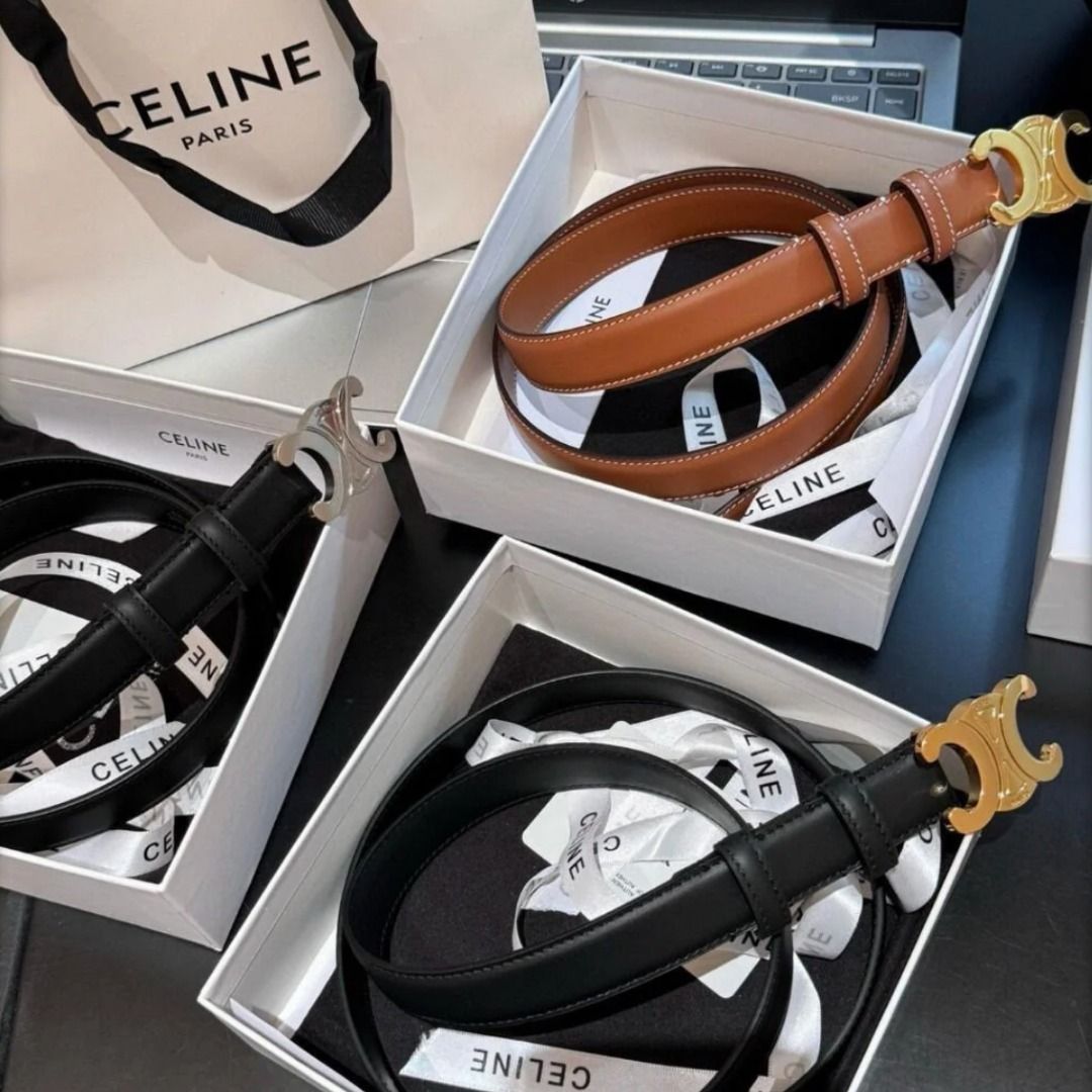大人気！【CELINE】セリーヌ トリオンフ ベルト ミディアム (CELINE