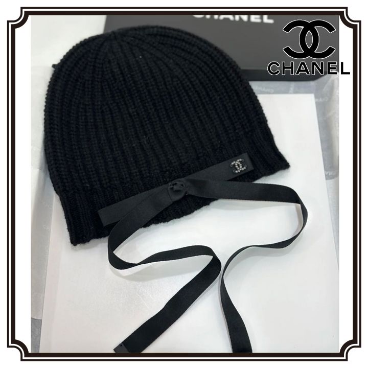ジェニー着用で大人気♡】CHANEL カシミアニットキャップ (CHANEL