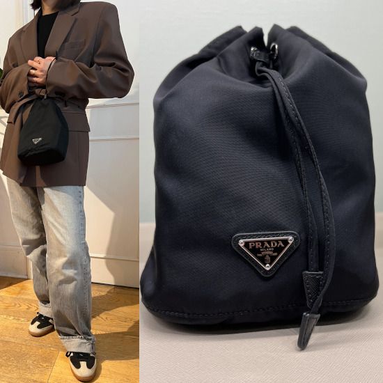 セール】PRADA プラダ ナイロン 巾着バッグ 1NA369 (PRADA/バッグ
