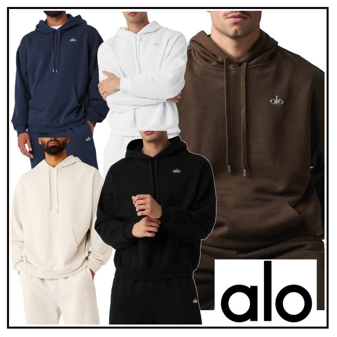 大人気【Alo Yoga】Accolade Hoodie ロゴ パーカー フーディー (ALO