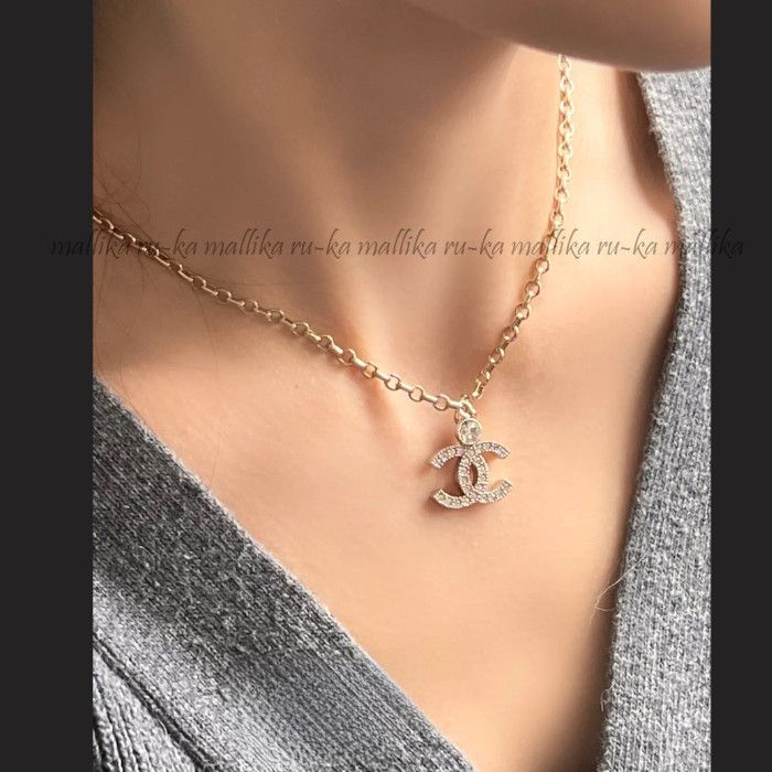 キラキラ華やか☆【CHANEL】CCロゴ ネックレス (CHANEL/ネックレス