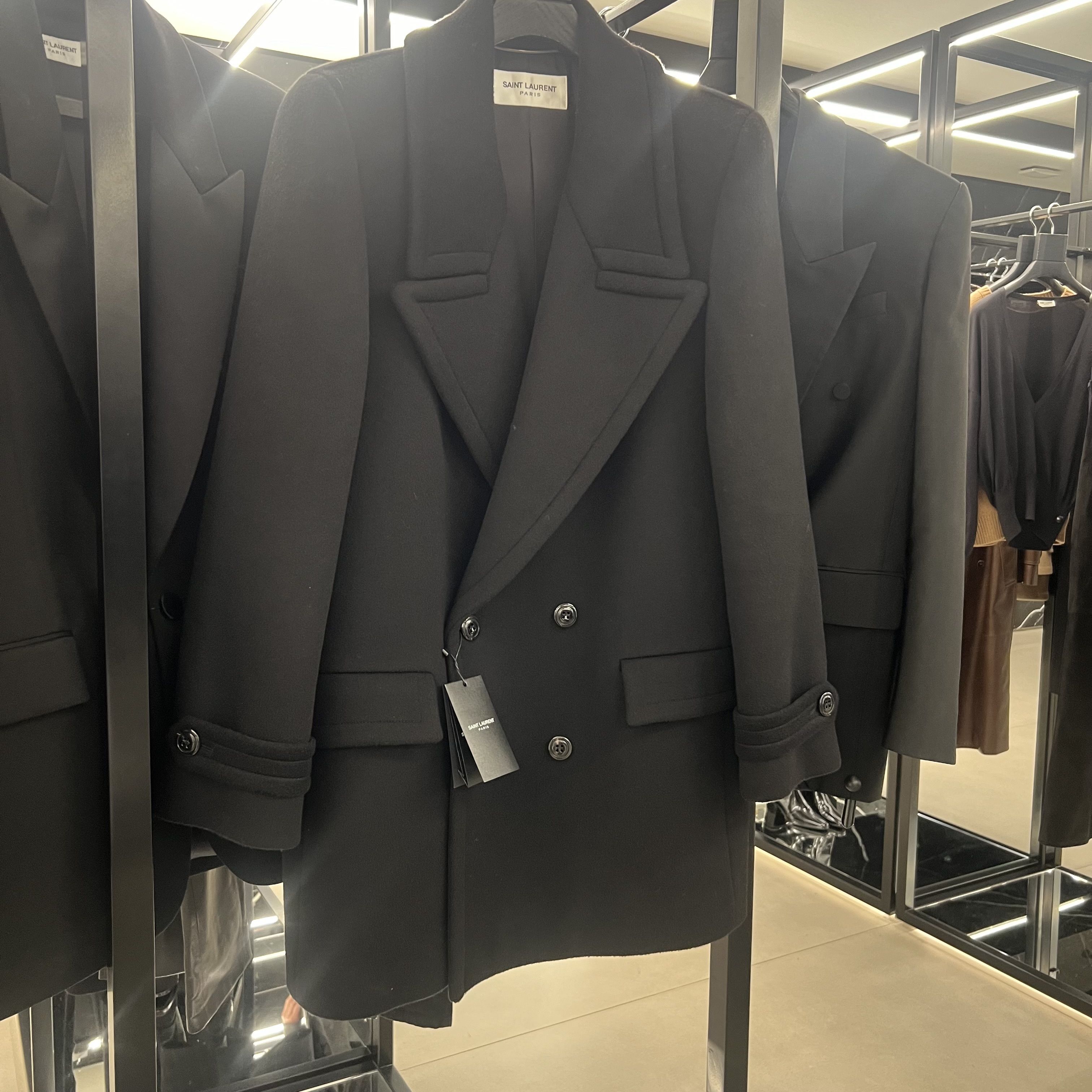 サンローラン】破格セール！ピーコート ウール 大きめ襟 (Saint