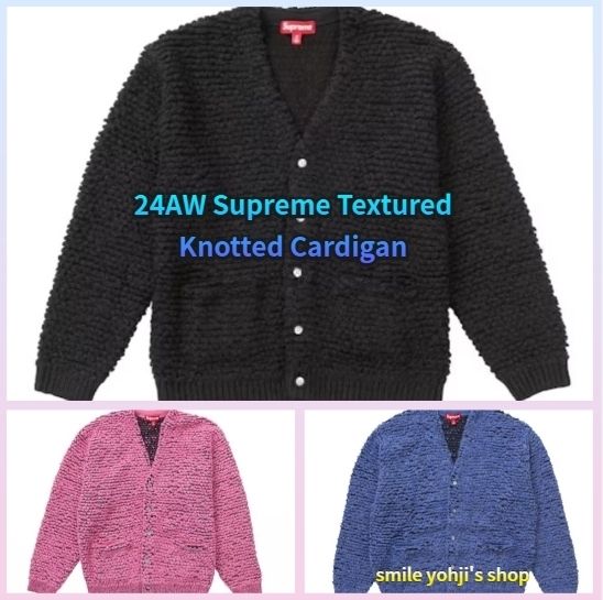 ☆24AW WEEK9☆Supreme Textured Knotted Cardigan (Supreme
