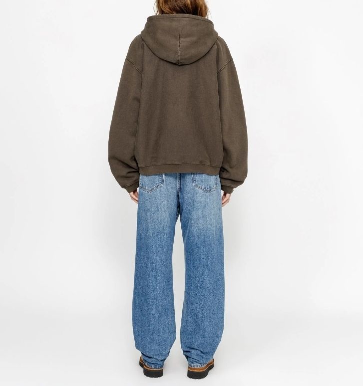 人気 ☆STUSSY☆ FADED GRAPHIC ZIP HOODIE WASHED OLIVE (STUSSY