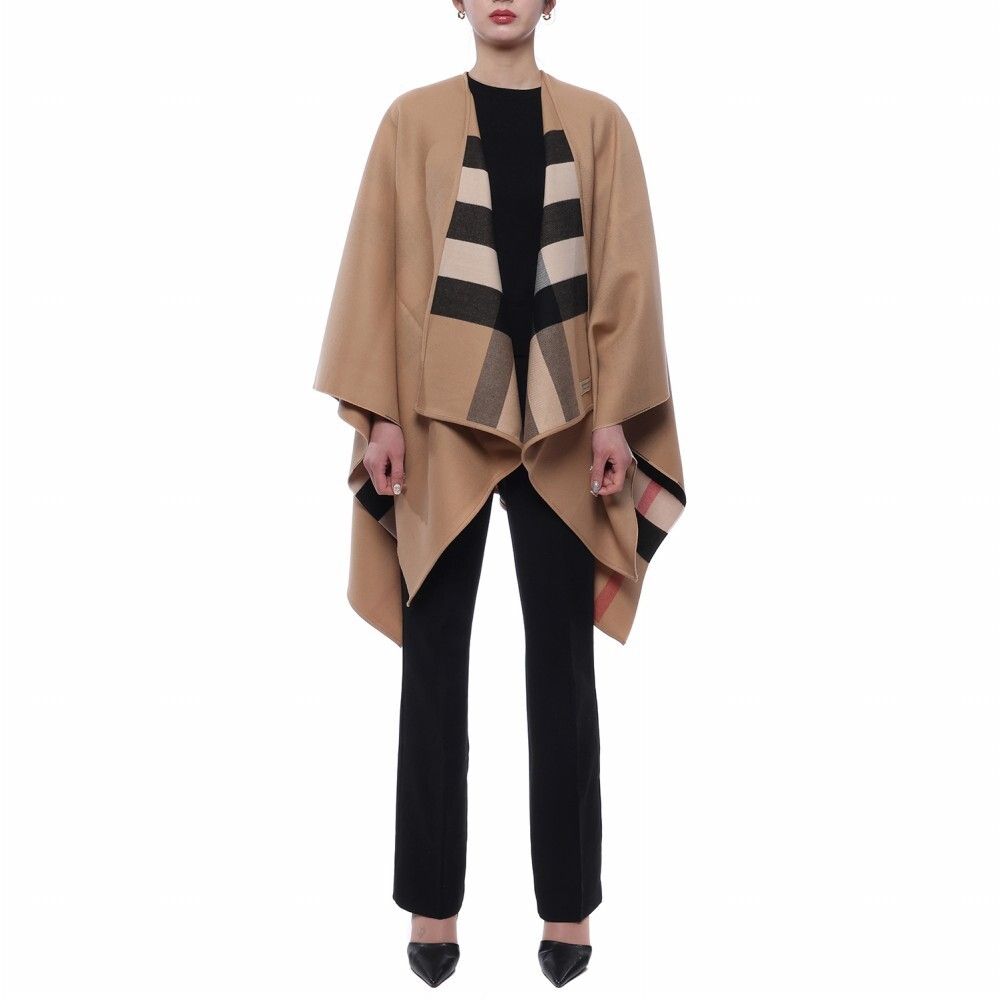 BURBERRY】REVERSIBLE WOOL CAPE (Burberry/ポンチョ・ケープ