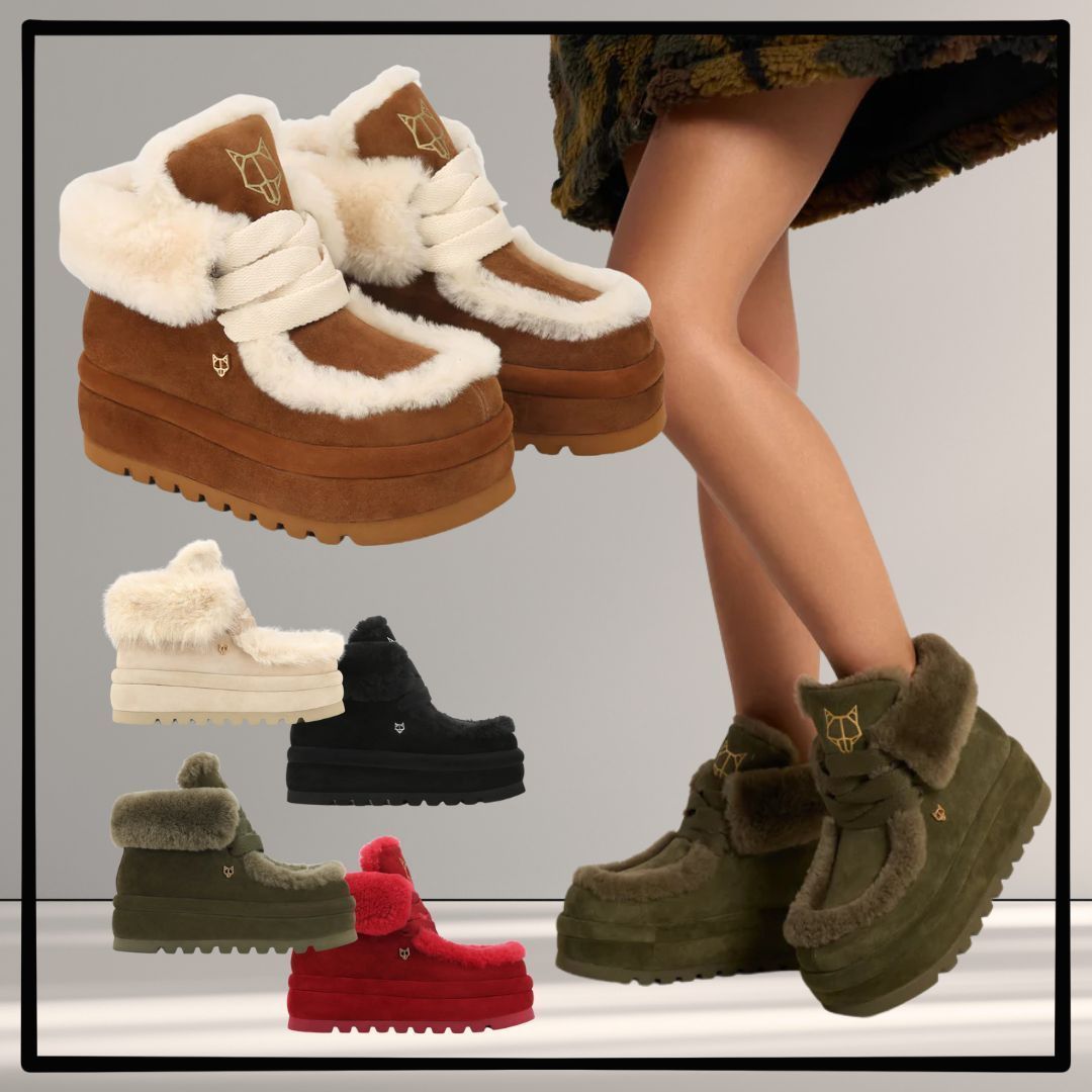 Naked Wolfe】Bambi/バンビ/スエード＆ムートン/厚底/6cm (Naked Wolfe