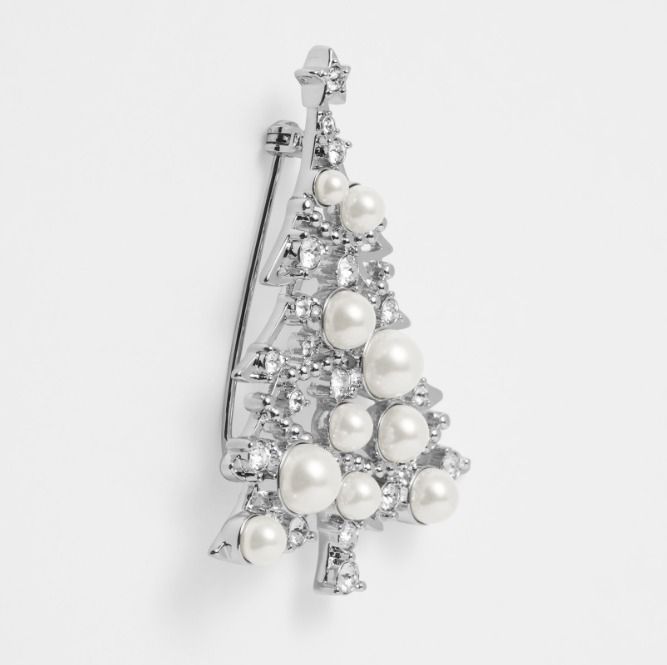 VENDOME BOUTIQUE】クリスマスツリー ブローチ (ブローチ・コサージュ