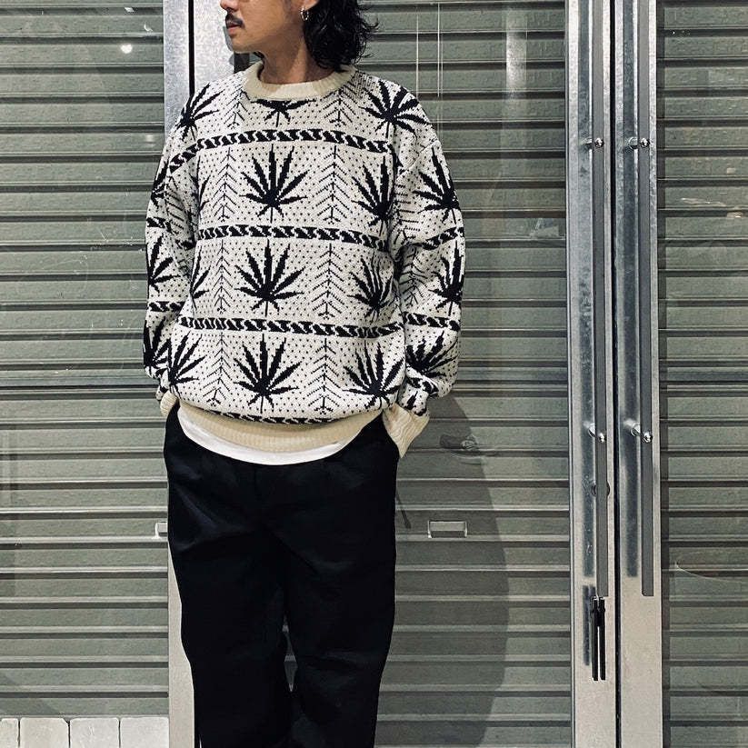 すぐにお届け♪ ワコマリア × HIGH TIMES コラボニットセーター (WACKO