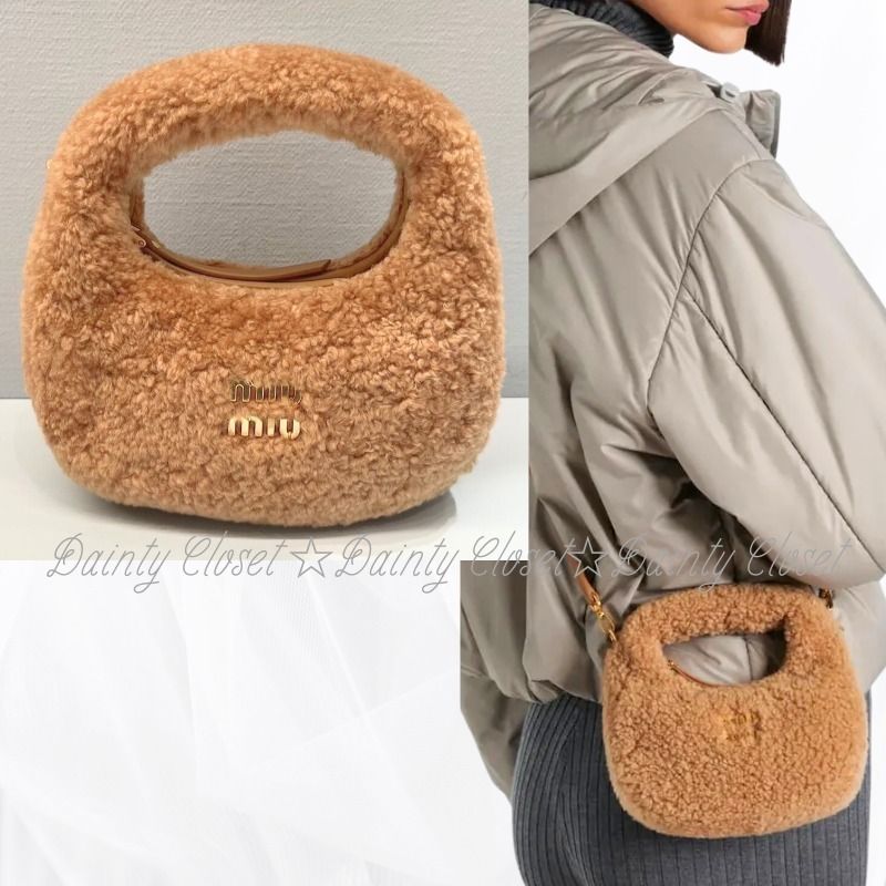 TWICE モモ着用☆MiuMiu ミュウミュウ ワンダー ホーボーバッグ