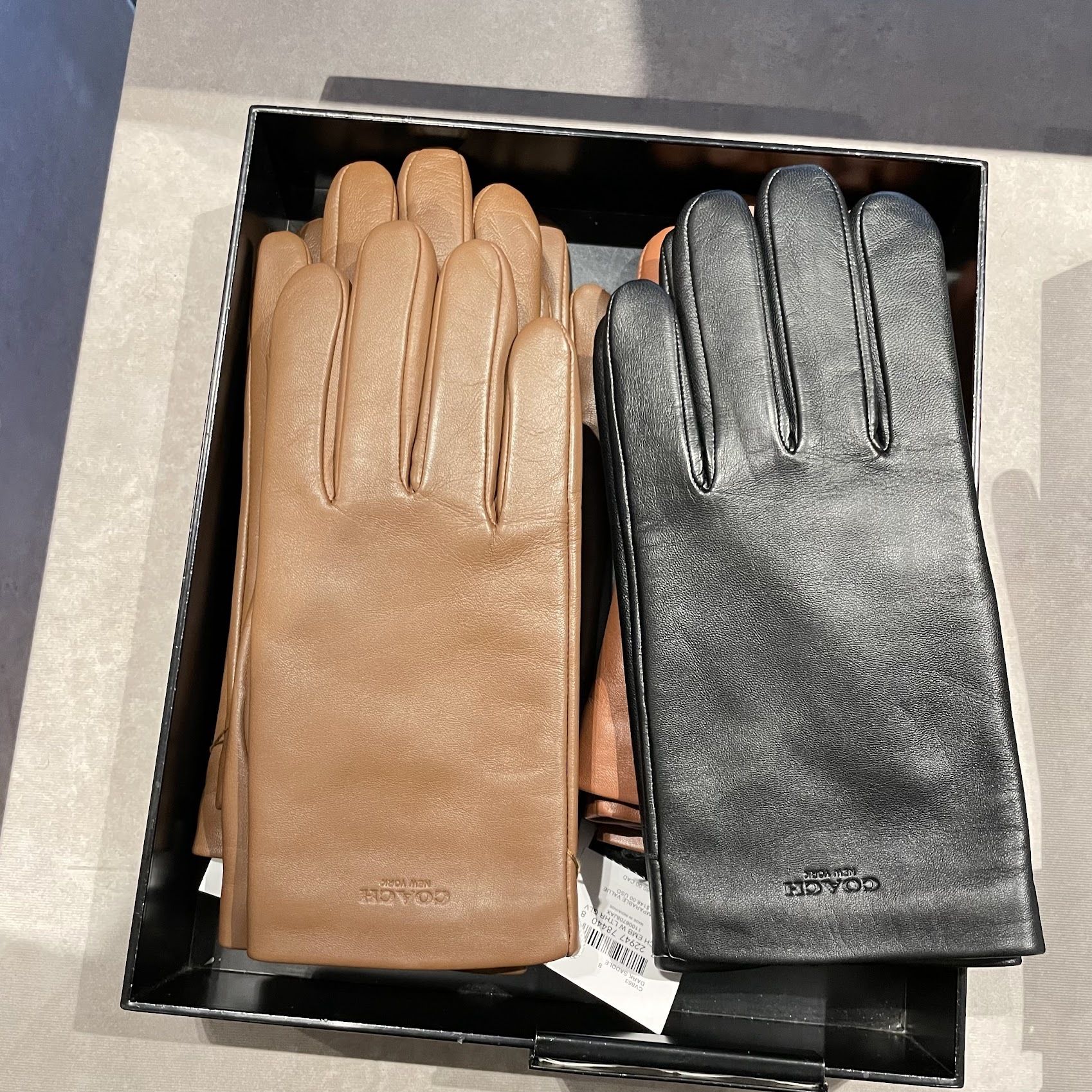 COACH メンズレザー手袋☆テック グローブ CV863 (Coach/手袋) CM330