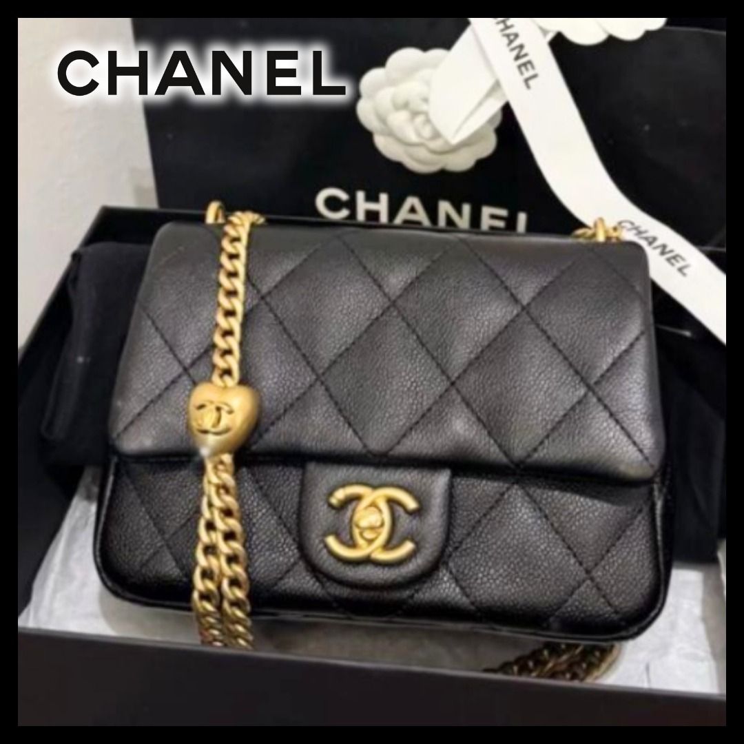 ハートのココボール♪】CHANEL チェーンショルダーバッグ (CHANEL