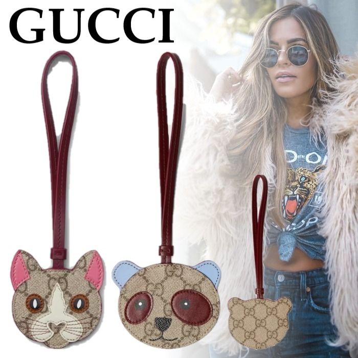 国内直営**GUCCI** シェイプ バッグ チャーム キーチェーン (GUCCI