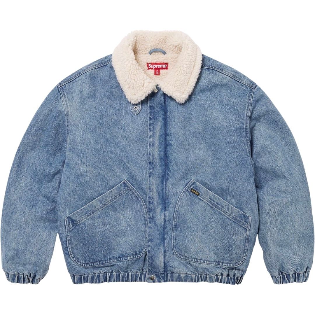 Supreme】24FW Week6 Faux Shearling Lined Bomber Jacket (Supreme