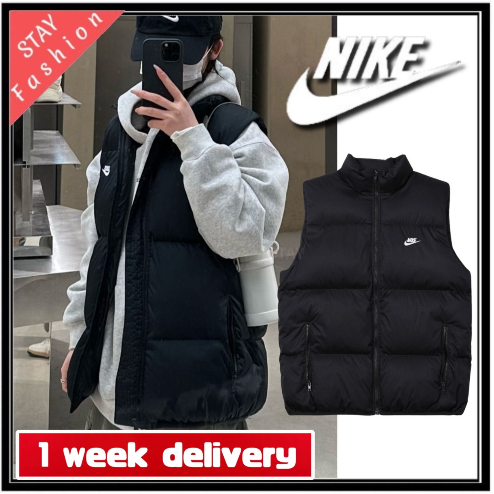 ☆シンプルでおしゃれかわいいNIKE ダウン ベスト (Nike/ダウンベスト