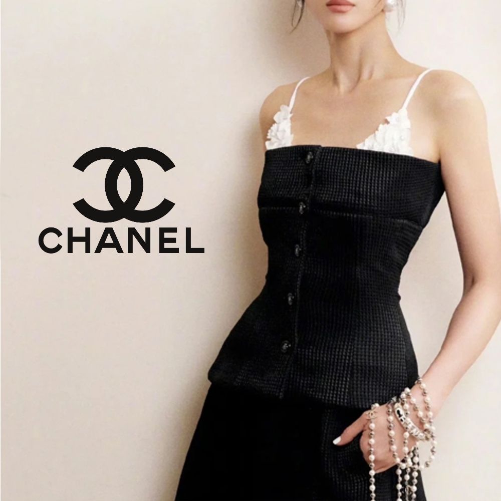 美シルエット♡【 CHANEL 】 シャネル キャミソール トップ (CHANEL
