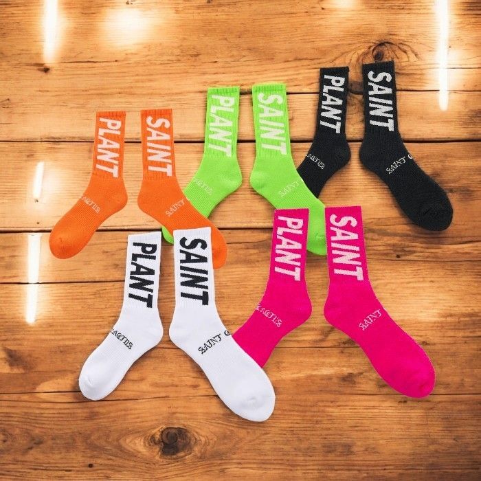 SAINT MICHAEL セントマイケル CP_SOCKS/SNT PLANT ソックス (Saint