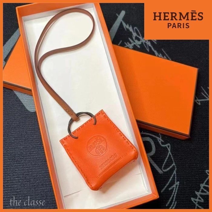 エルメス チャーム】HERMES サックオランジュ オレンジ (HERMES