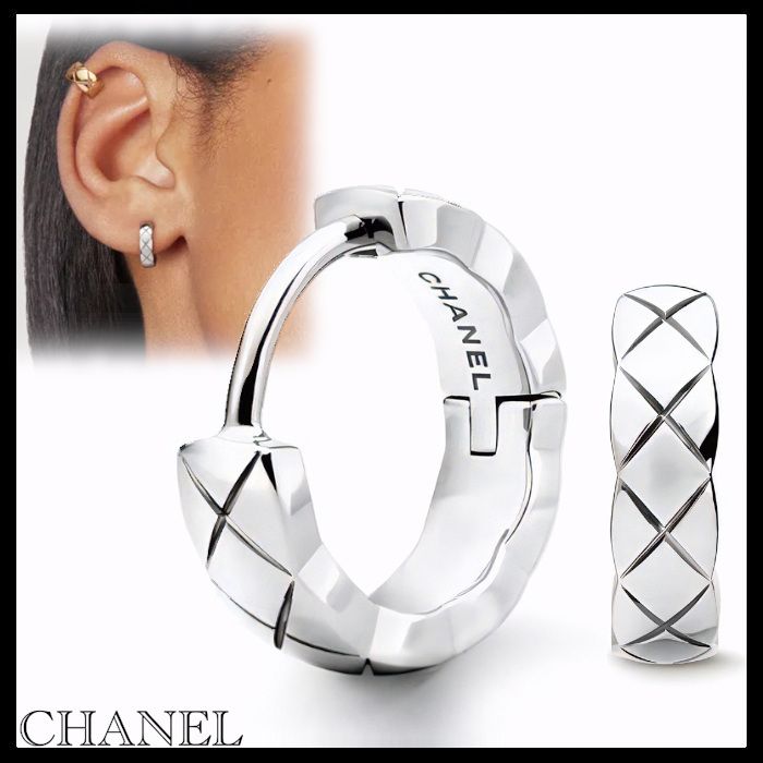 CHANEL ココ クラッシュ コレクション イヤリング 18K WhiteGold