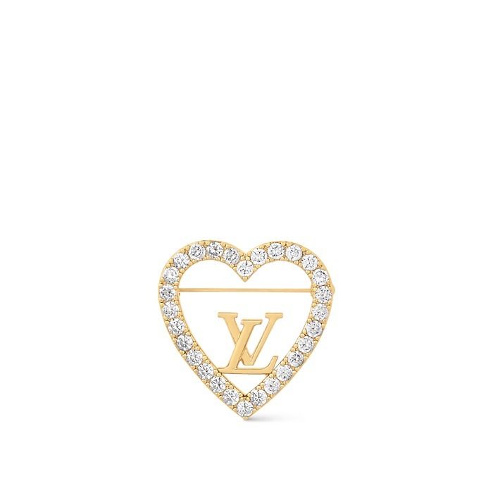 LOUIS VUITTON ルイヴィトン ブローチ・マイ LV ラブ (Louis Vuitton