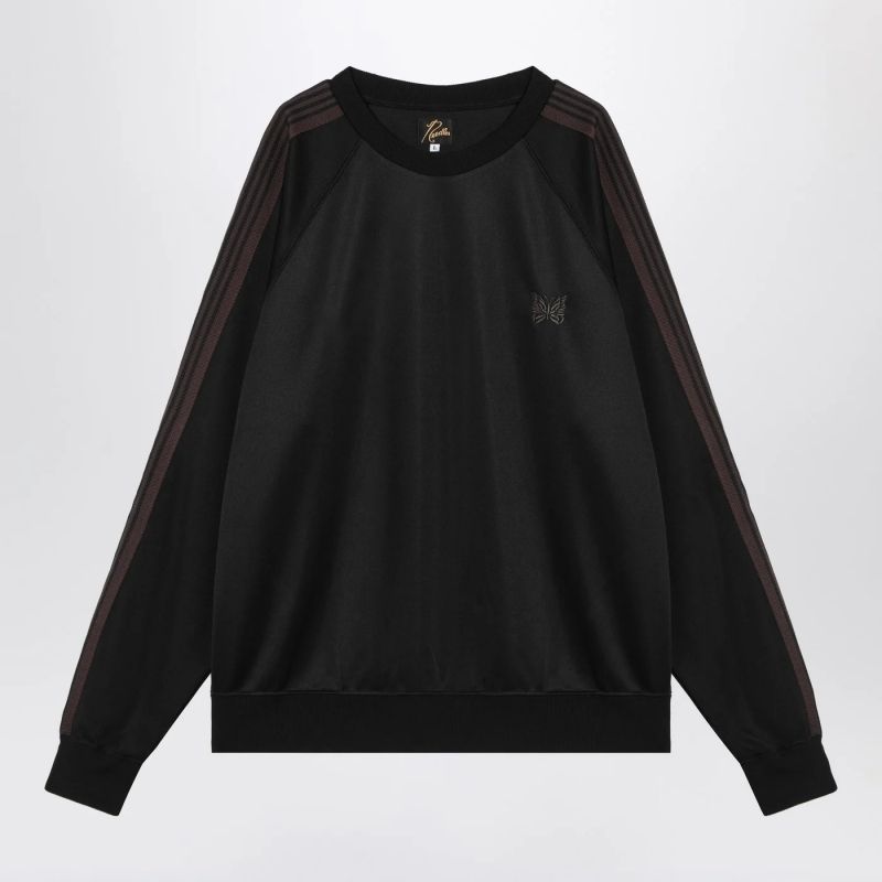 ◇NEEDLES 最新作◇クルーネック・スウェットシャツ/Black◇ (Needles