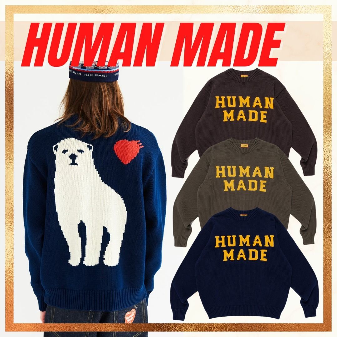 Human Made] ヒューマンメイド セーター Sweater(送料関税込み) (HUMAN