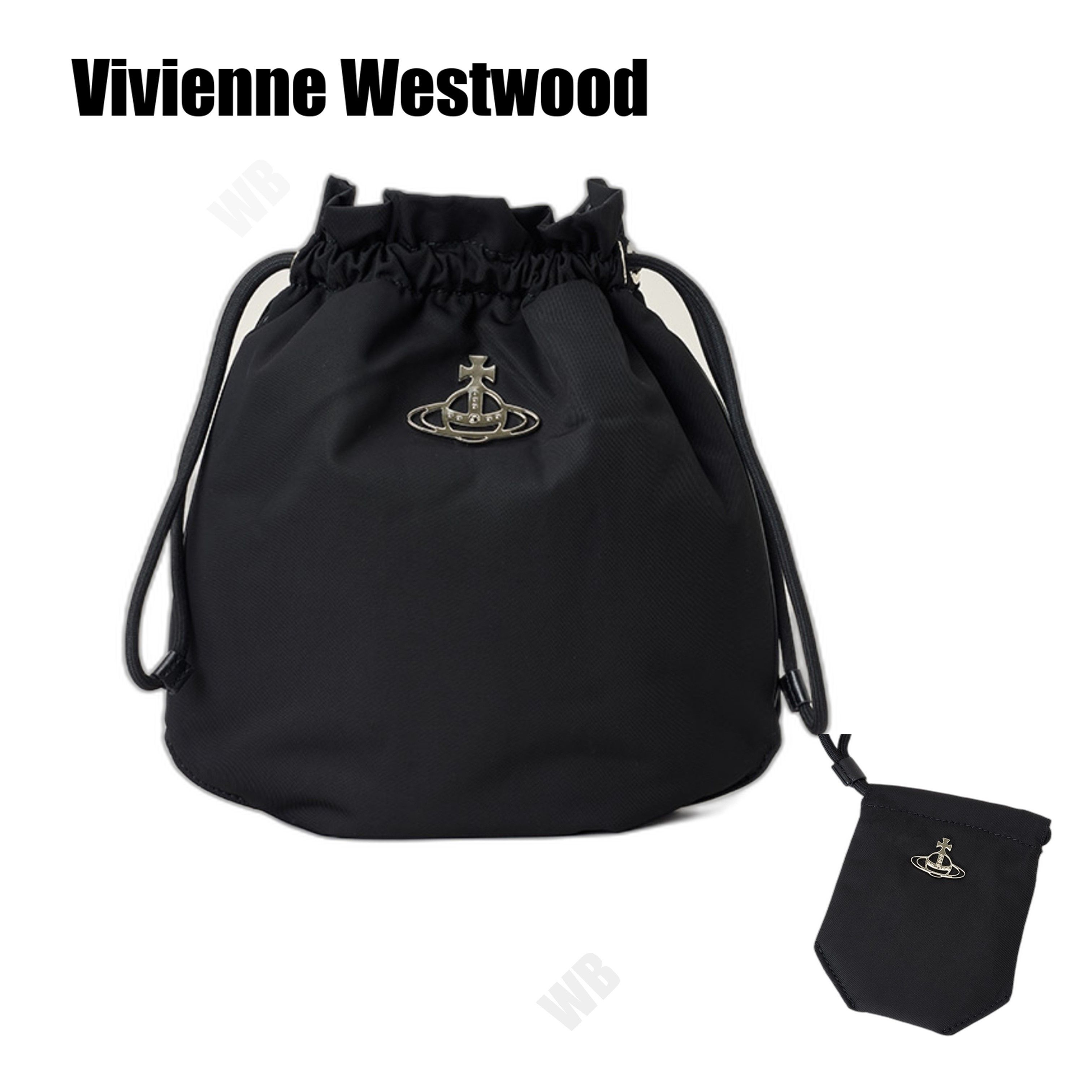 Vivienne Westwood] ドローストリングポーチ バッグ ☆送料込