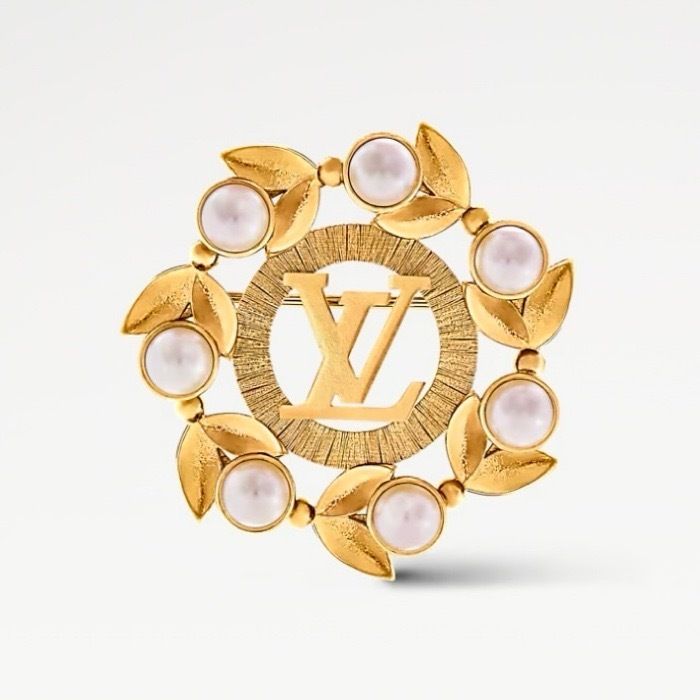 平野紫耀さん着用【LOUIS VUITTON】ブローチ フラワー パール (Louis