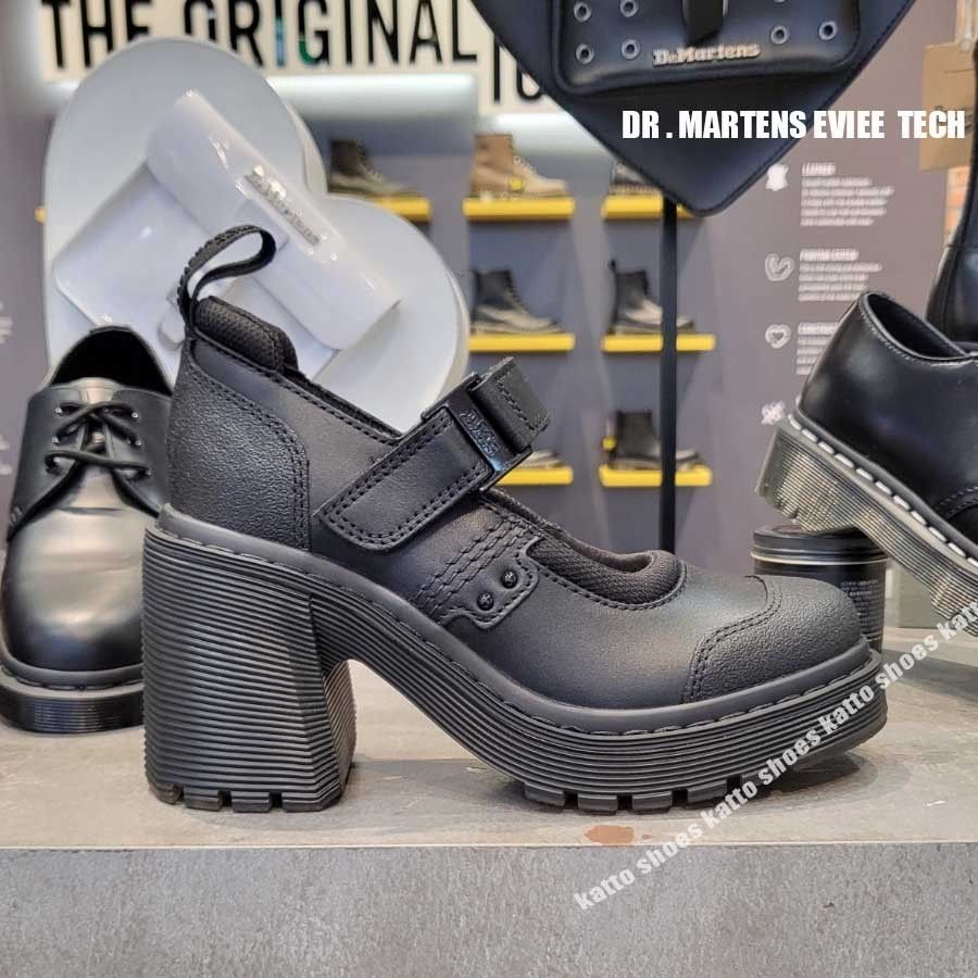 Dr Martens☆EVIEE TECH☆メリージェーン☆厚底☆BLACK (Dr.Martens